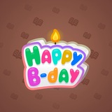B Day Candle #271049