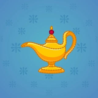 Genie Lamp #2440