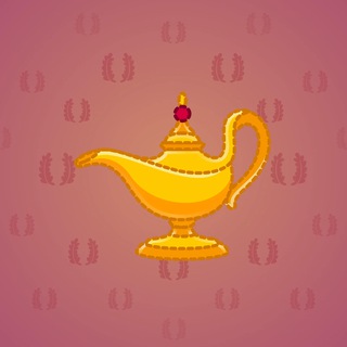 Genie Lamp #2693
