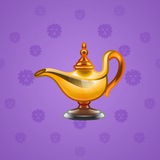 Genie Lamp #6044