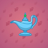 Genie Lamp #6079