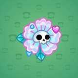 Skull Flower #21909