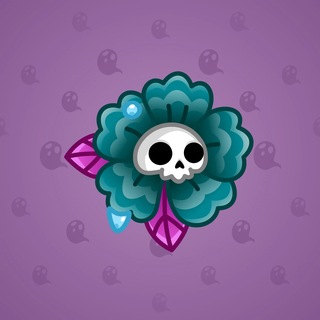 Skull Flower #21928