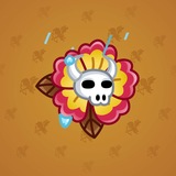 Skull Flower #22011