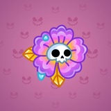 Skull Flower #22014