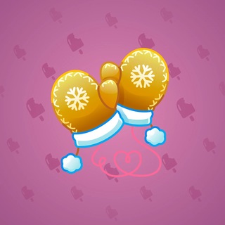 Snow Mittens #39795