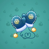 Snow Mittens #40239